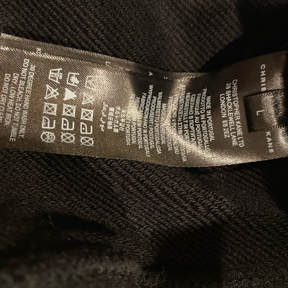 CHRISTOPHER KANE Embellished side-slit sweatshirt L - Picture 8 of 14